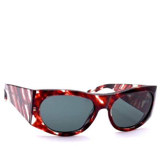 NEW CELINE PARIS CL40029I 54N RUBY RED GREY LENS AUTHENTIC SUNGLASSES - Picture 3 of 14